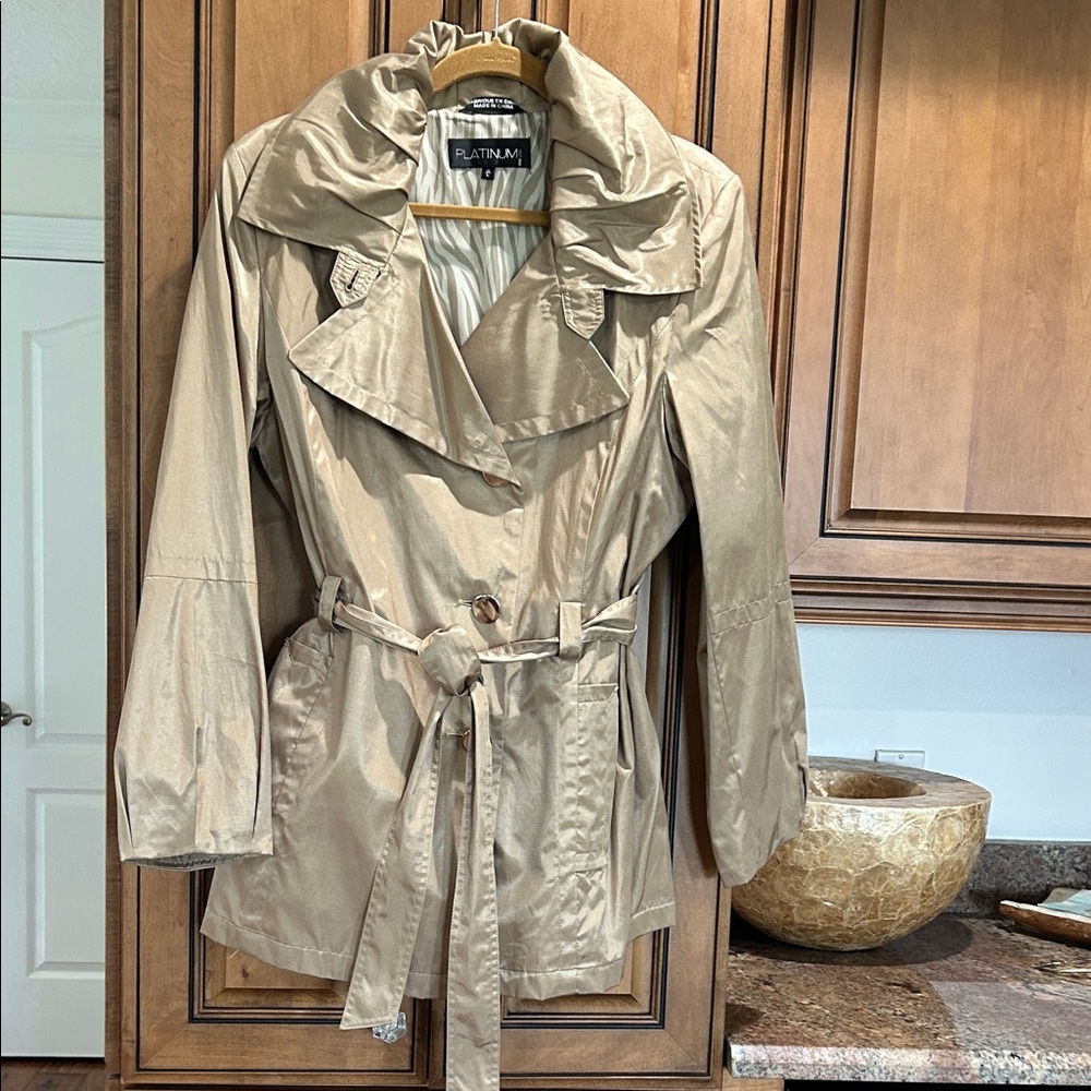 Women's Tan Trench Coat